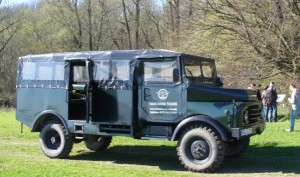 Foto: Mr. S. Management-Teamtraining mit Hanomag Gruppenkraftwagen auf Rügen